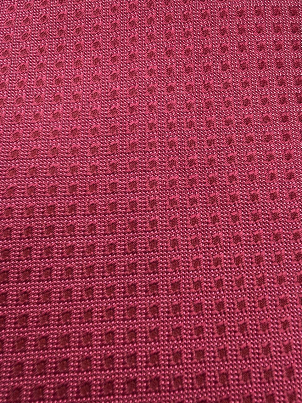 Burgundy Tonal Necktie, fabric close-up